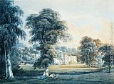 Thomas Girtin Chalfont House, Buckinghamshire, with a Shepherdess painting